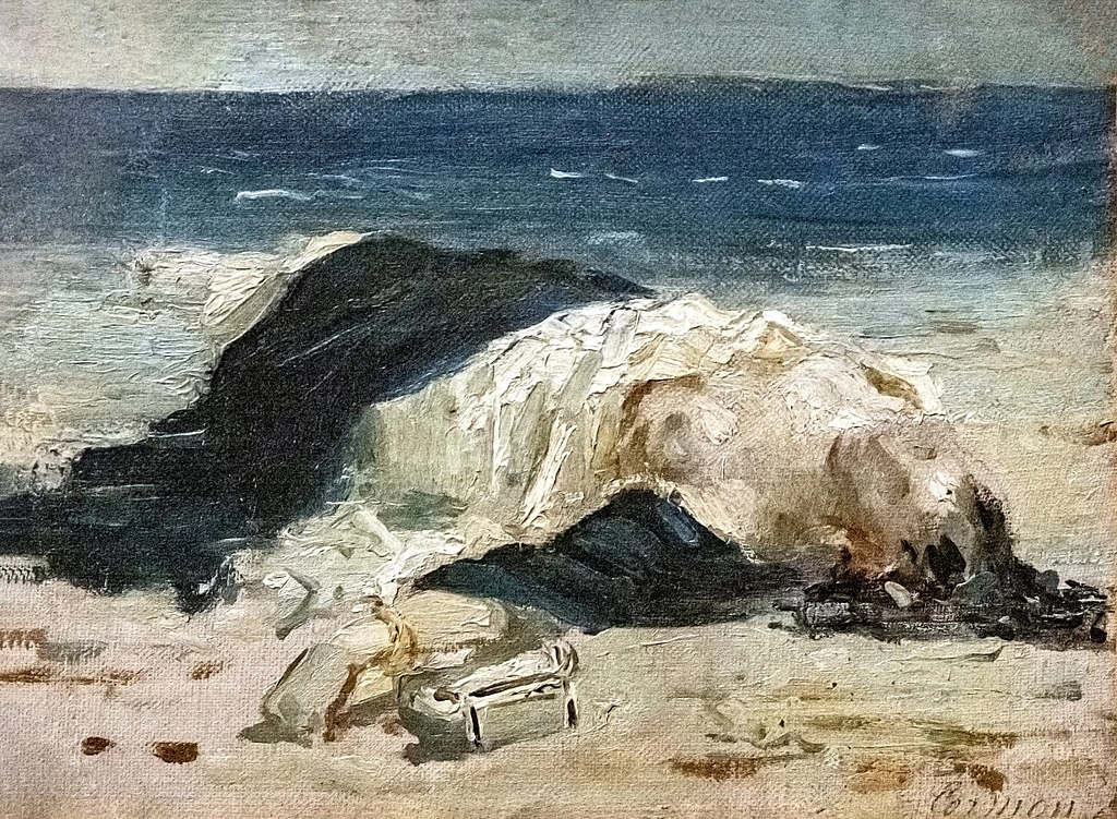Donna su una spiaggia - Musée Toulouse, Lautrec